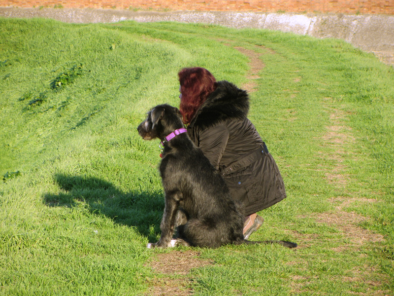 Merlin with mum in Italy